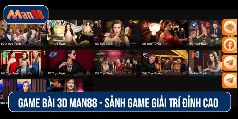 Game bài 3D MAN88